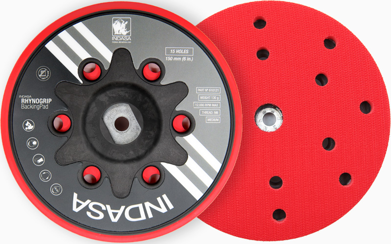 Rhynogrip Backing Pad 150 mm 15H M8 Low Profile